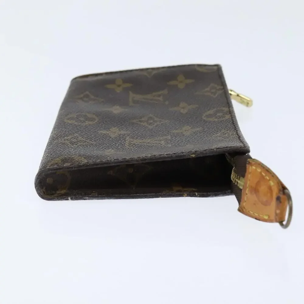 Louis Vuitton Monogram Bucket PM Accessory Pouch Brown